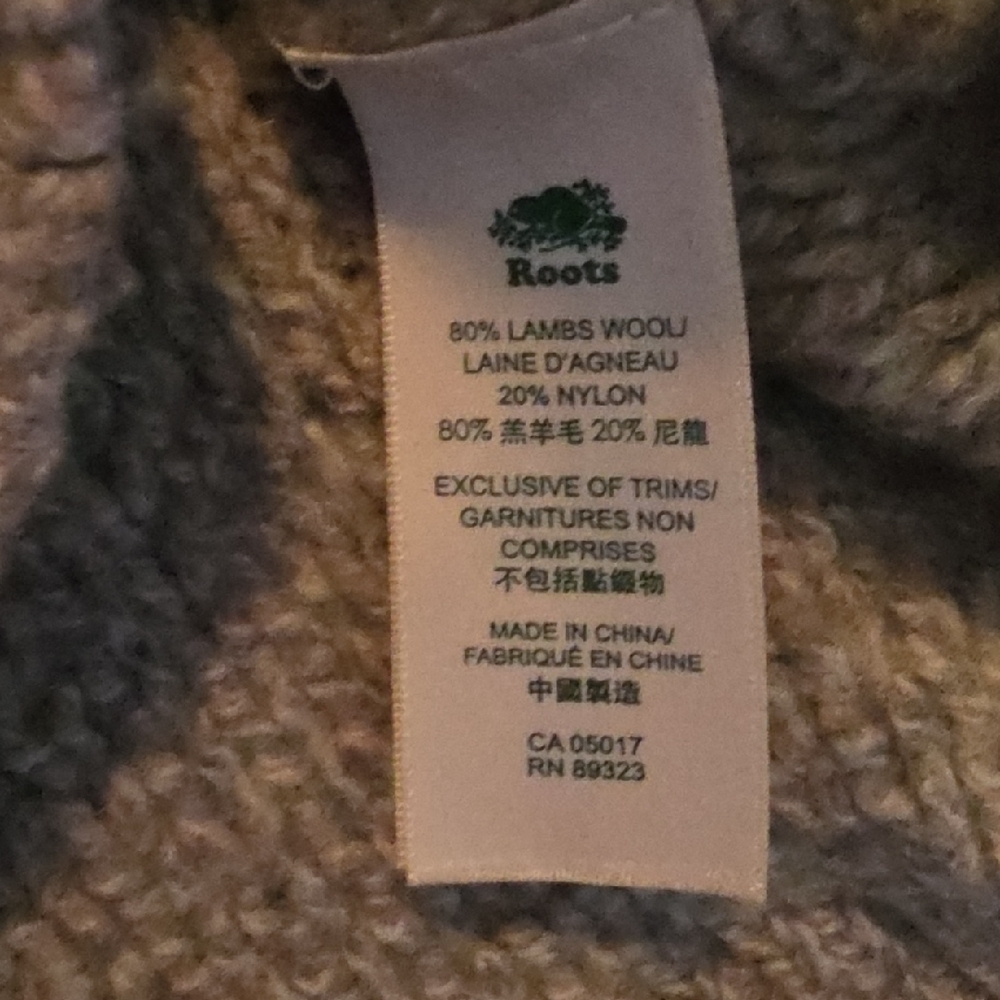 Roots Gray Women's Cowl Neck Sweater - Picture 4 of 6